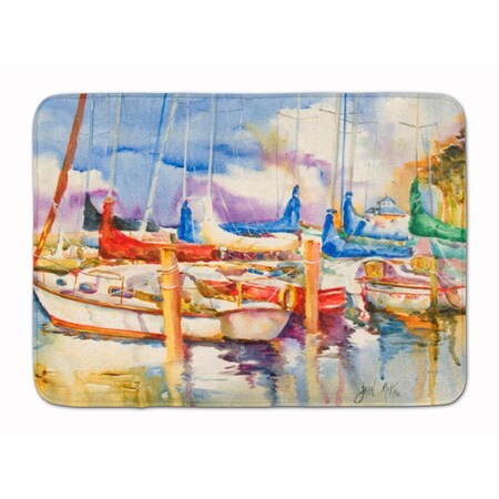 Micasa Run Away Sailboats Machine Washable Memory Foam Mat MI888488